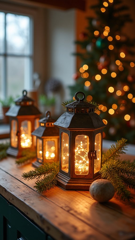 festive lanterns create coziness
