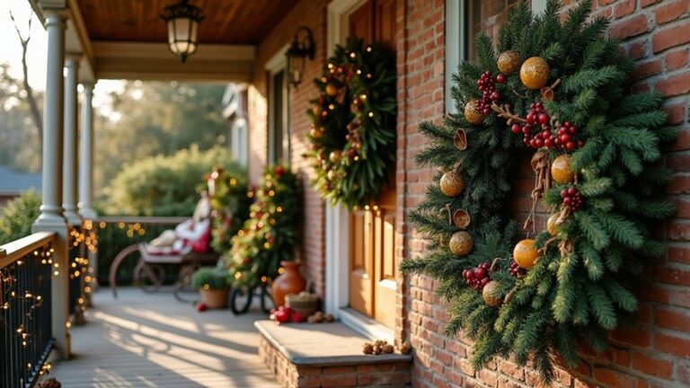 festive outdoor wreath designs