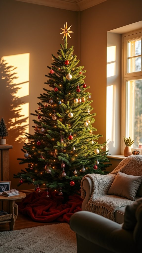 festive paper star topper