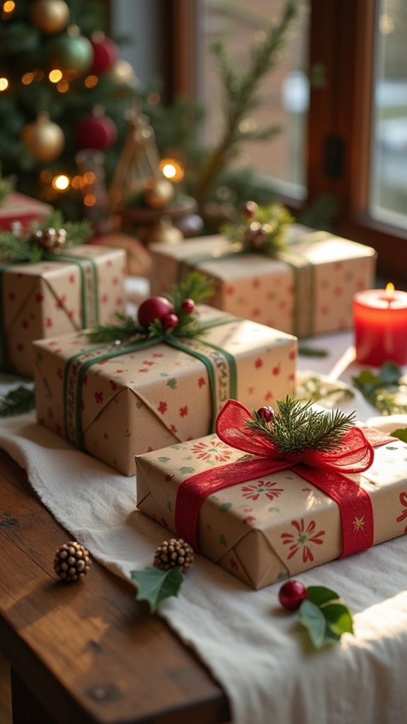 festive personalized gift favors