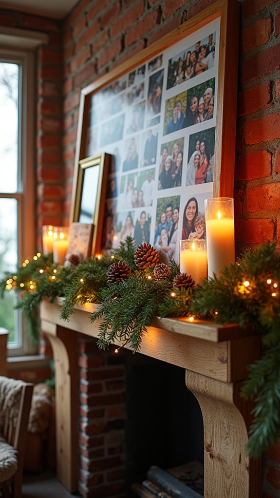 festive photo collage creation