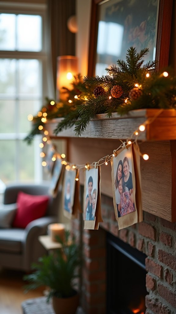 festive photo memory display