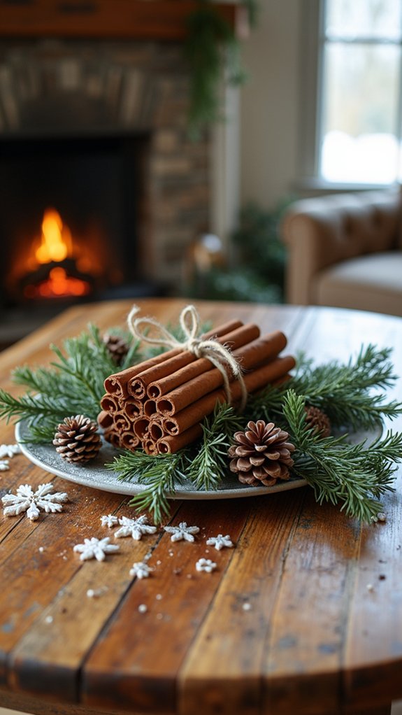festive pinecone centerpiece bundle