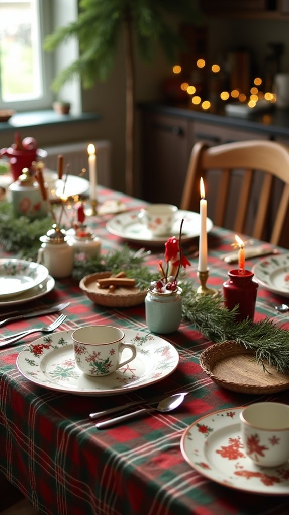 festive tableware for gatherings