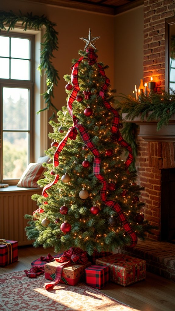 festive tartan plaid charm