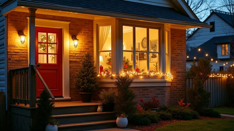 20 Gorgeous Window Frame Christmas Light Ideas That Shine From Inside Out festive window frame decorations