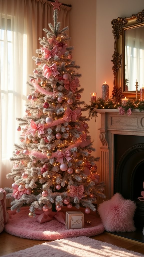 fierce pink leopard accents