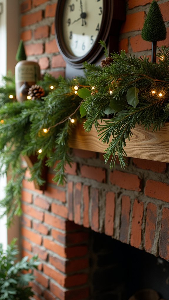 fresh greenery enhances decor