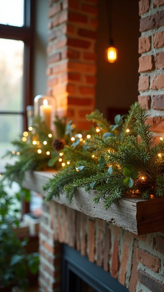 fresh natural winter decor