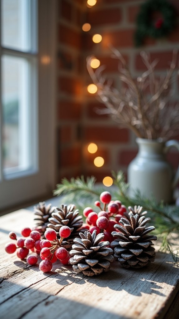 frosted decor for serenity