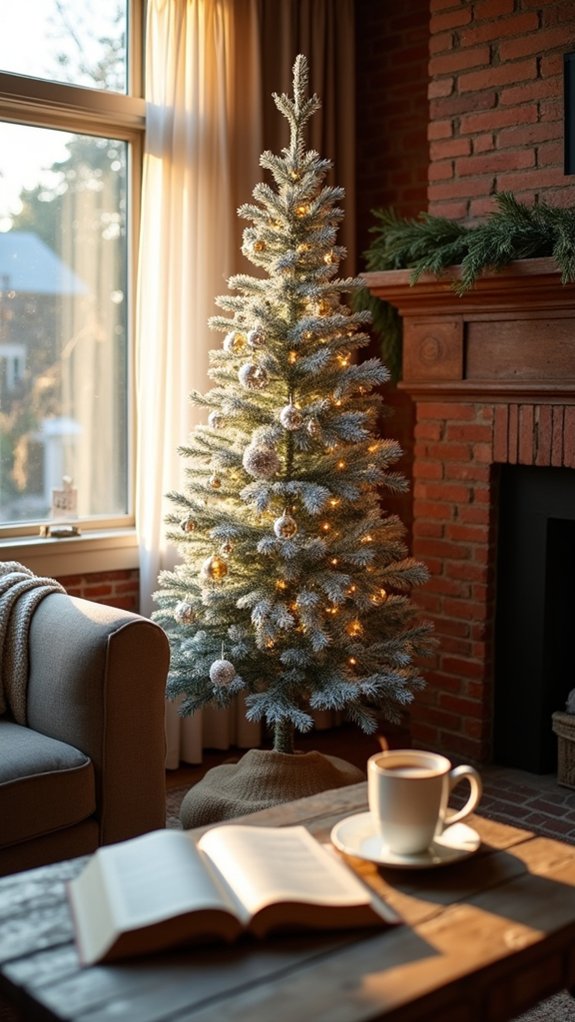 frosted tree creates enchantment