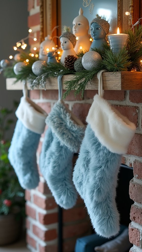 frosty blue holiday d cor