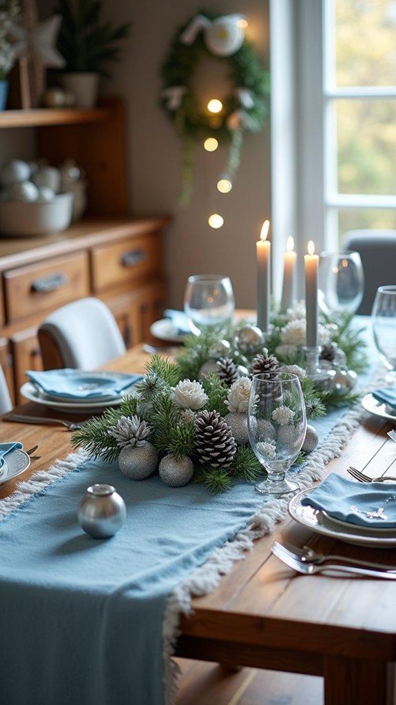 frosty elegance for dining