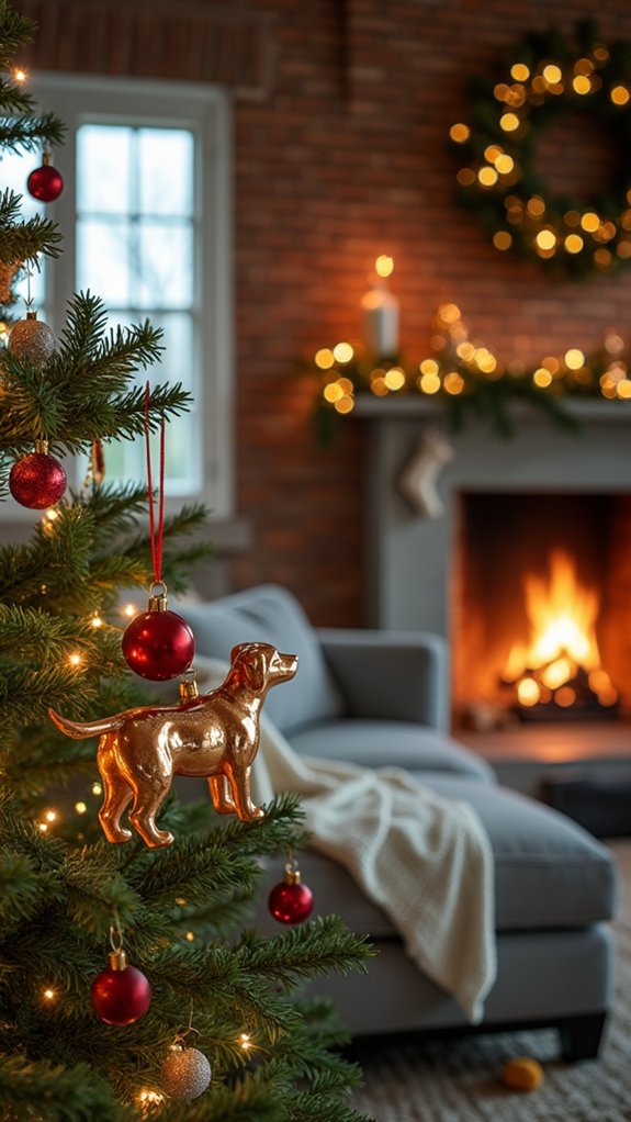 furry family holiday charm