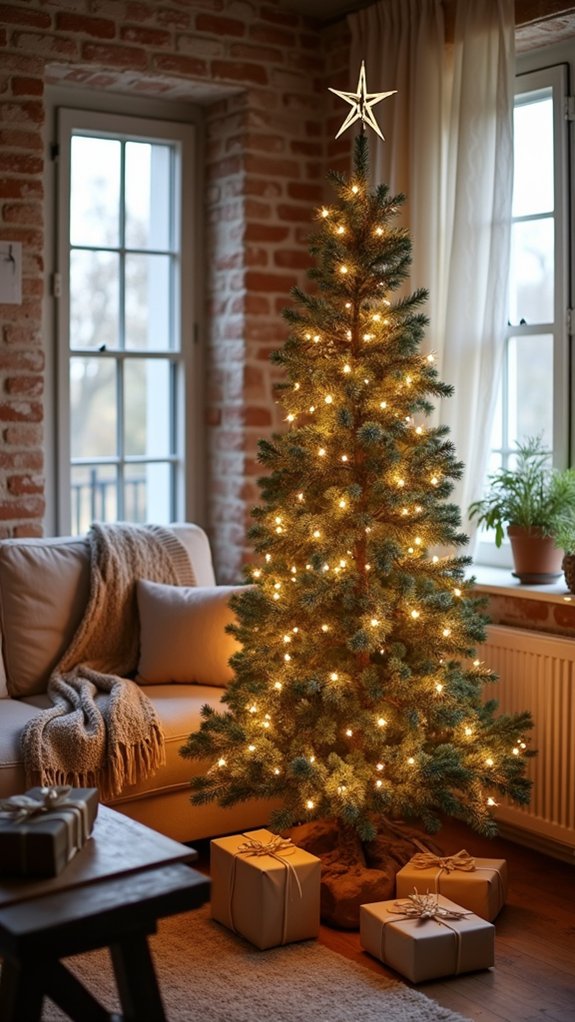 geometric patterned holiday decor