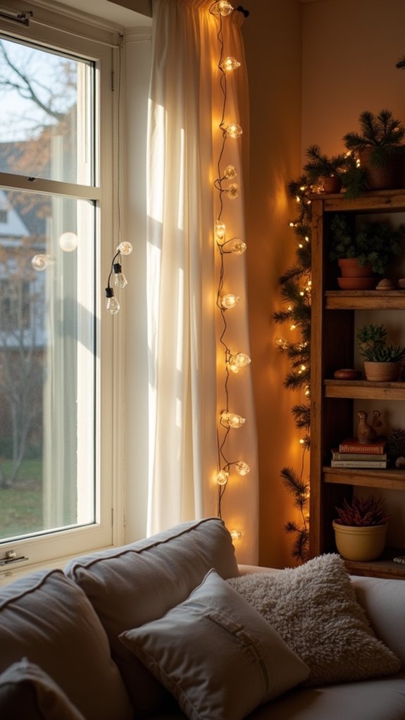 geometric string light patterns