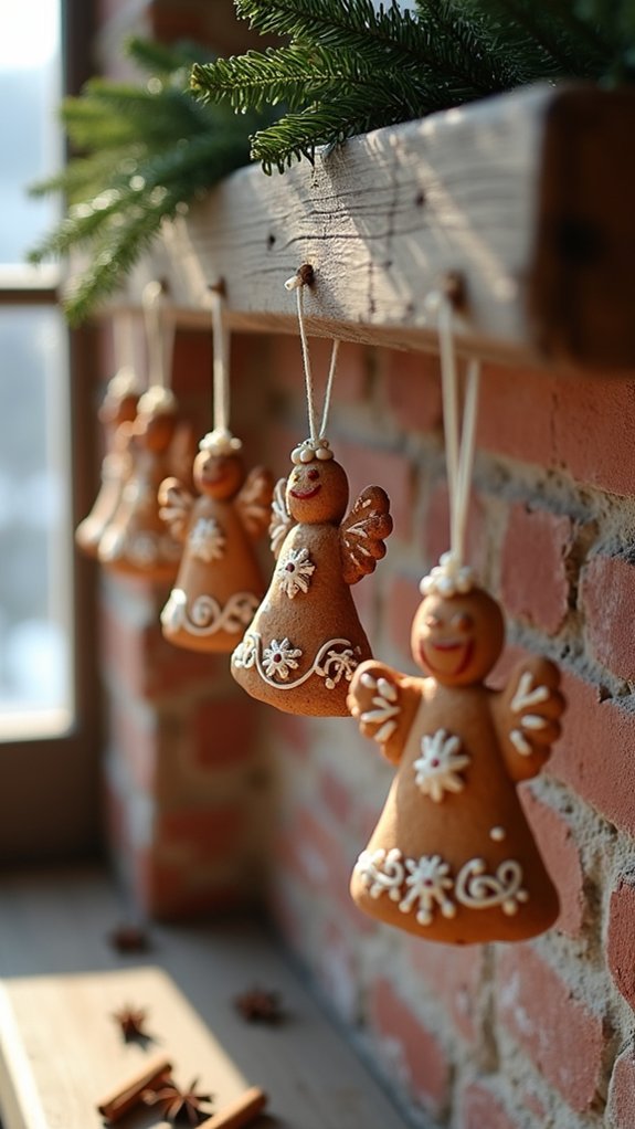 gingerbread angels holiday charm