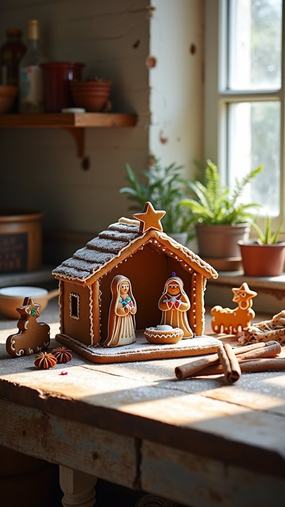 gingerbread nativity holiday tradition