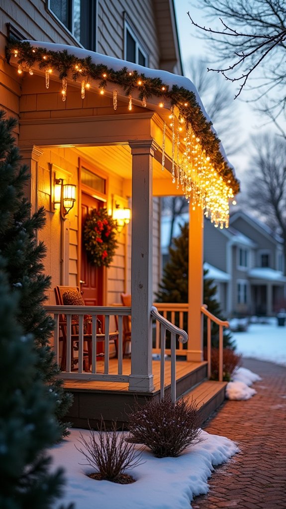 glamorous festive outdoor lighting
