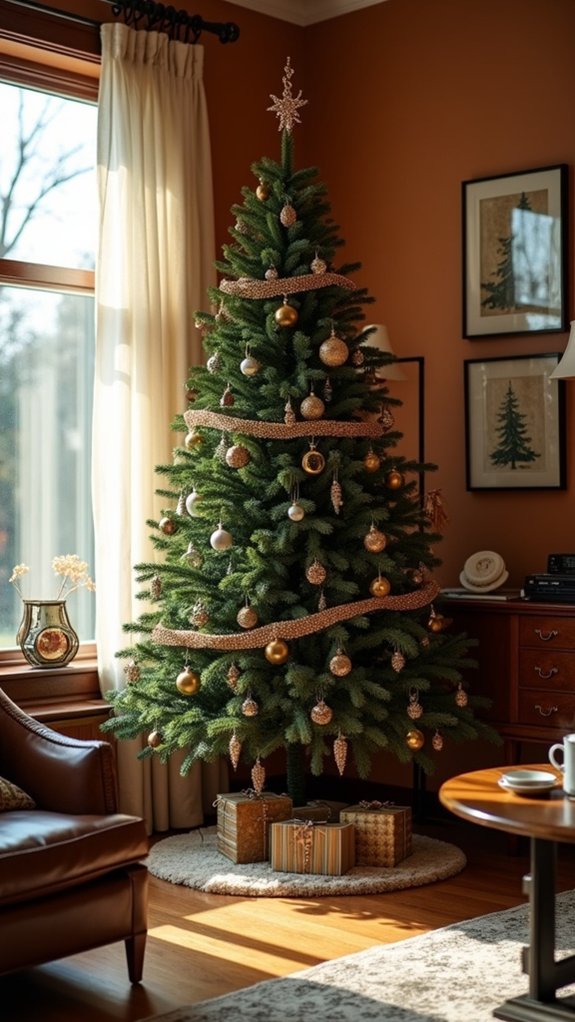 glamorous geometric holiday elegance