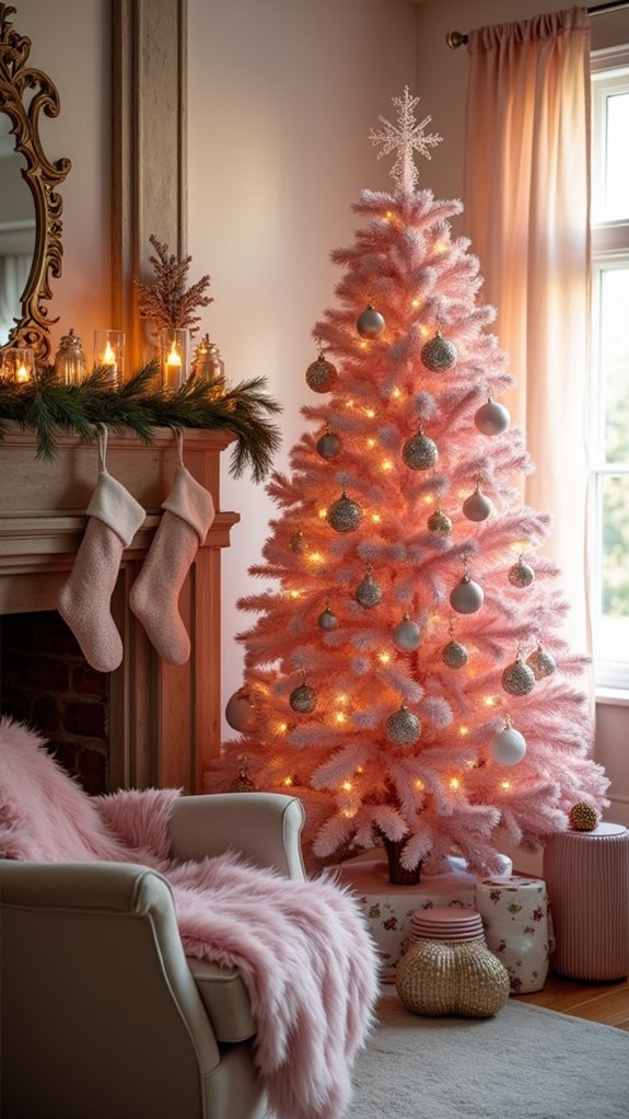 glamorous pink holiday elegance