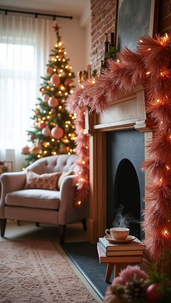 glamorous rose gold decor