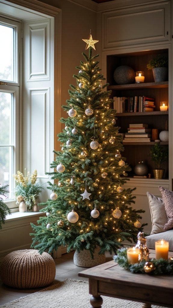 glamorous slim pencil tree