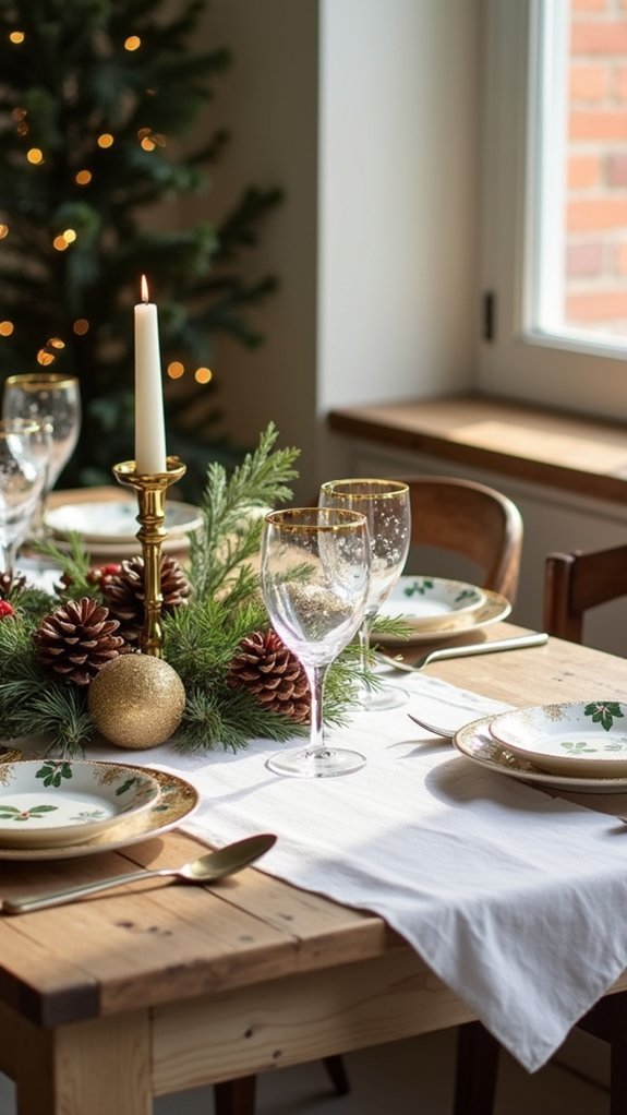 glittery accents for celebration