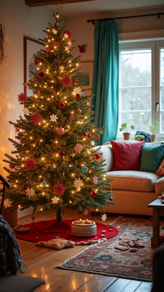 glittery snowflake craft fun
