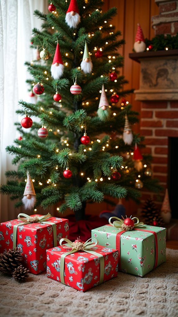 gnome themed gift wrapping ideas