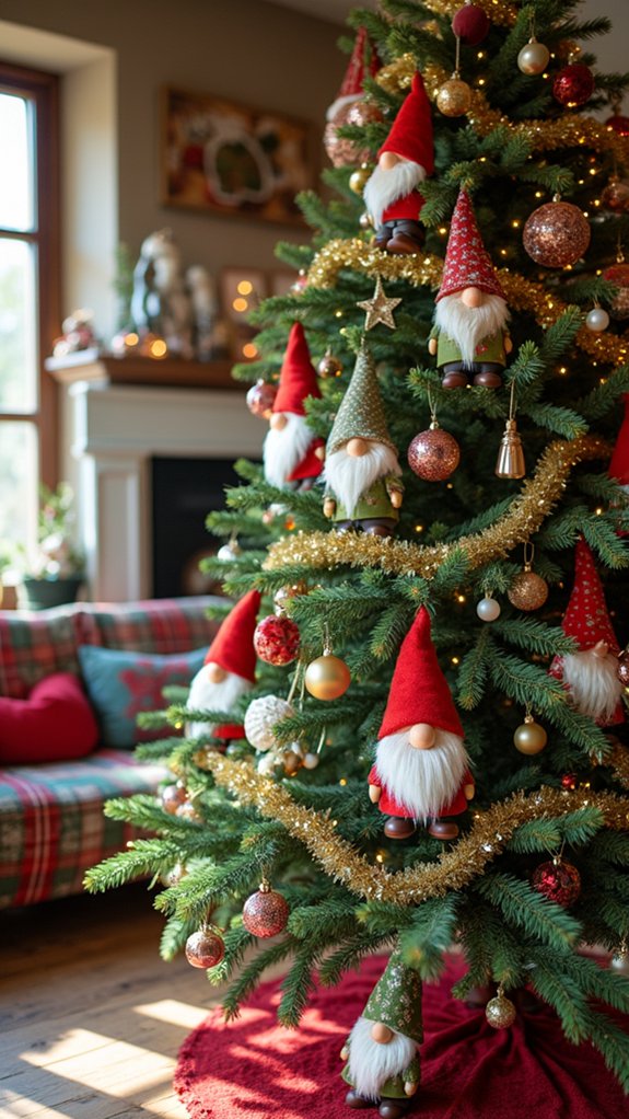 gnome themed holiday color palette