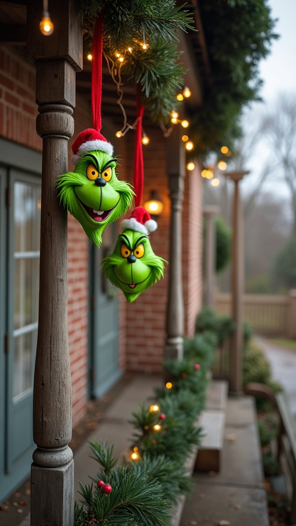 grinch and max ornaments