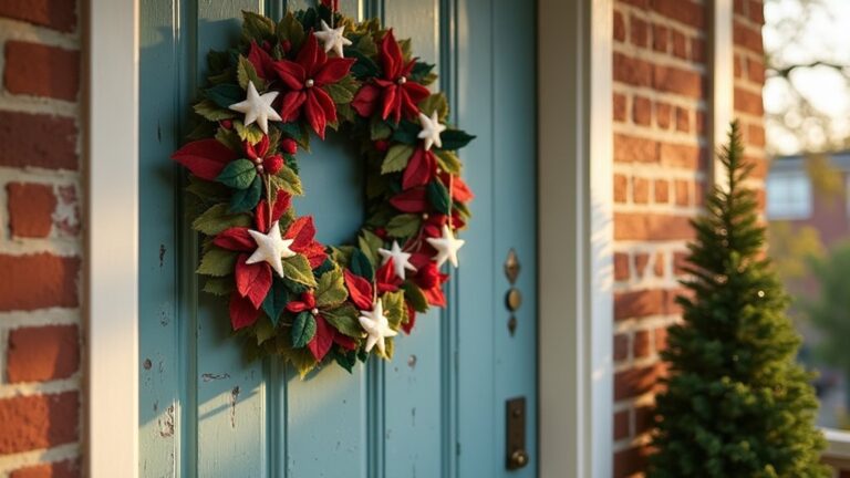 handmade felt christmas wreaths