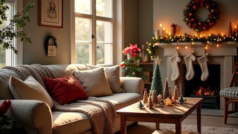 handmade festive crochet decorations