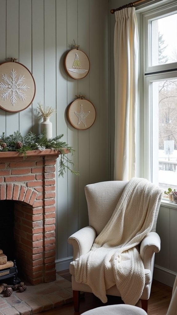 handmade holiday decor hoops