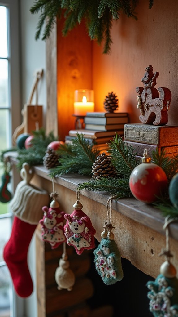 handmade keepsake ornaments together