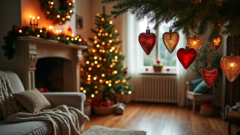 heart shaped holiday ornaments