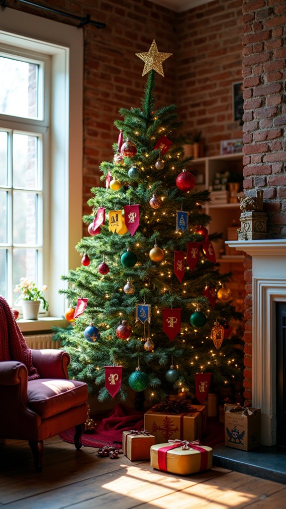 hogwarts house colors decorations