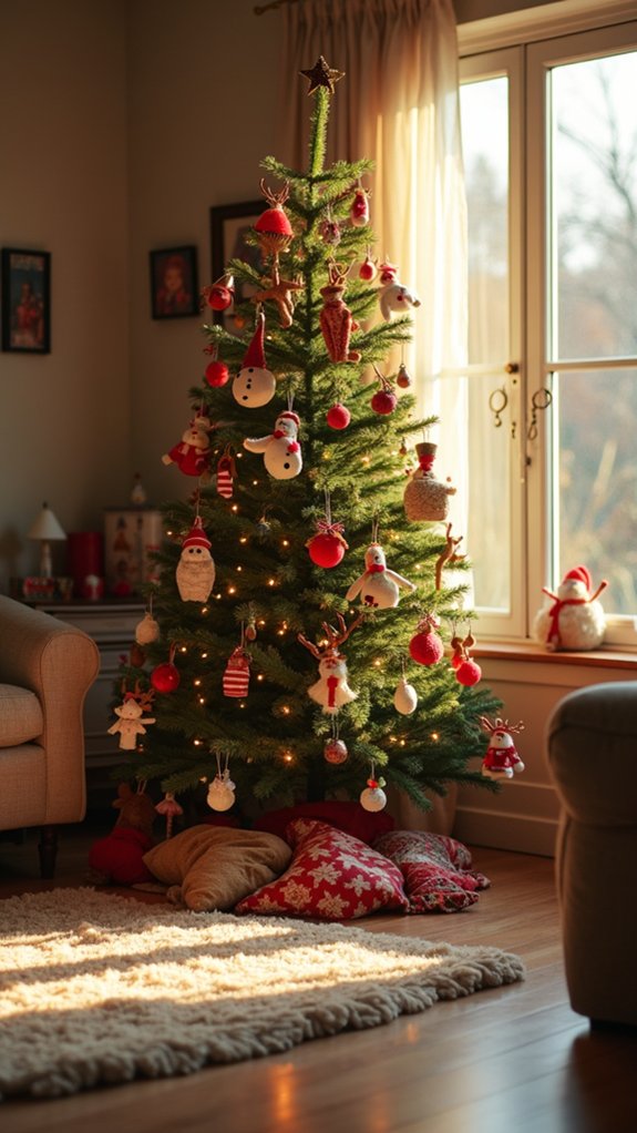 holiday finger puppet crafting