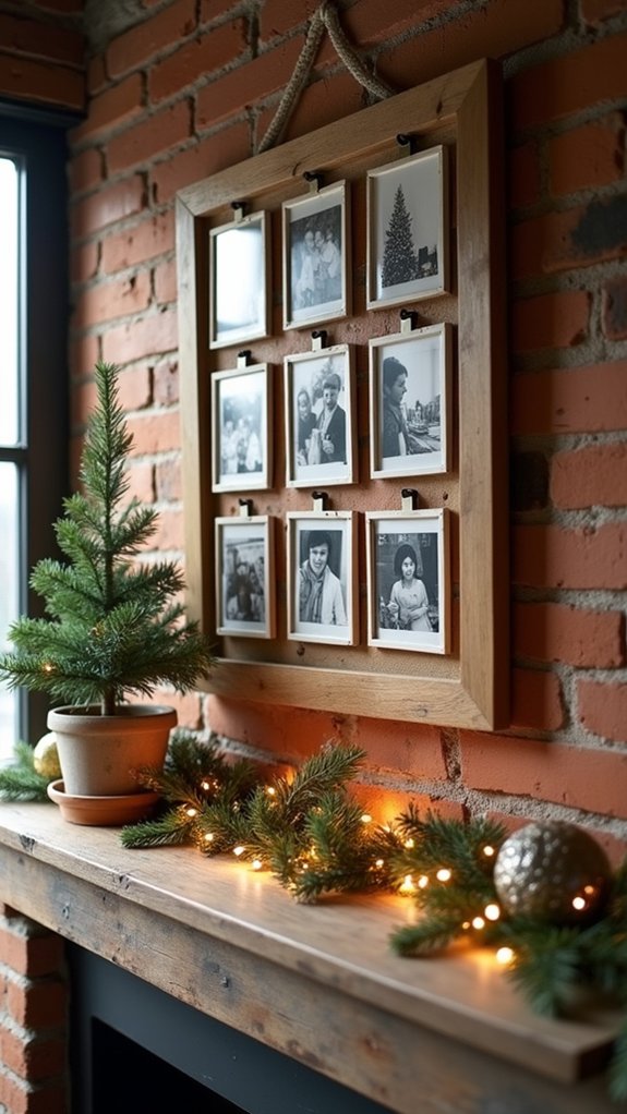 holiday photo memory display