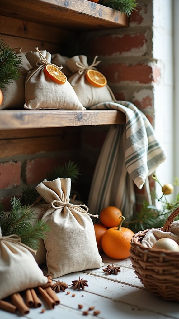 holiday scented sachet creation