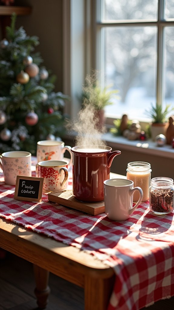 hot cocoa customization station