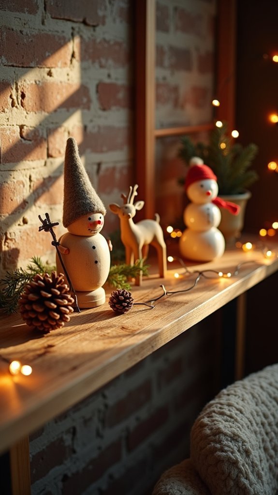 illuminated festive figurines charm