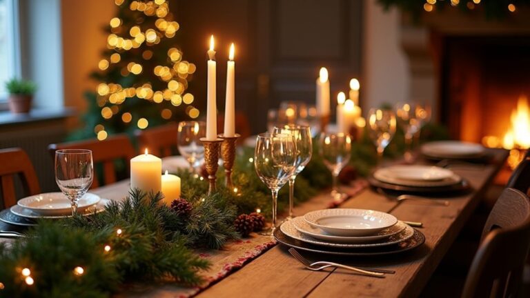 impressive christmas table decor
