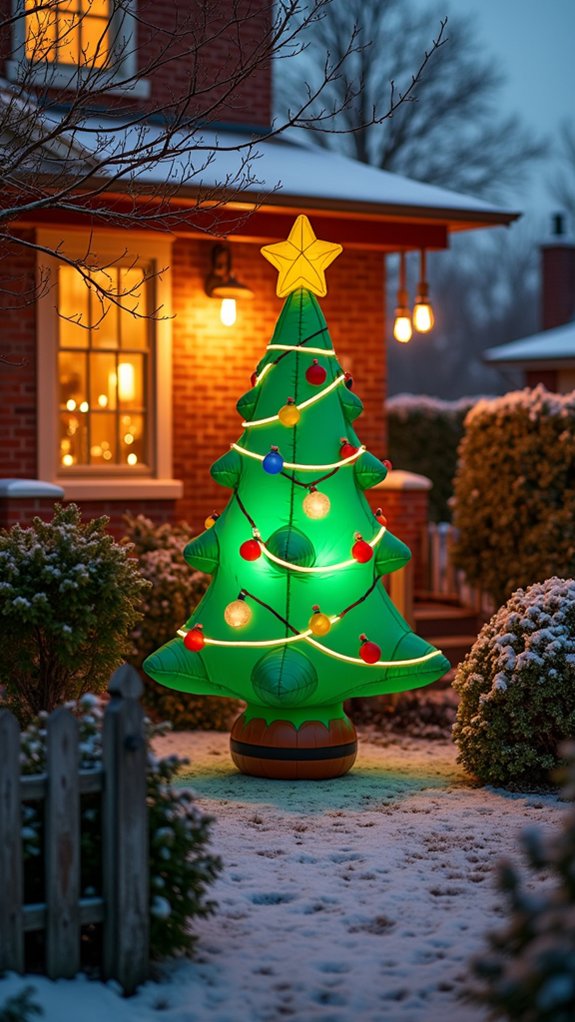 inflatable festive yard decorations
