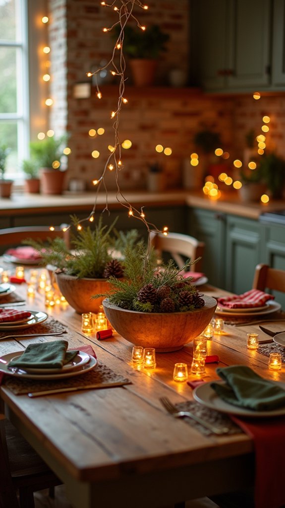 interactive led holiday table