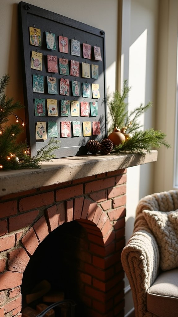 interactive magnetic advent calendar