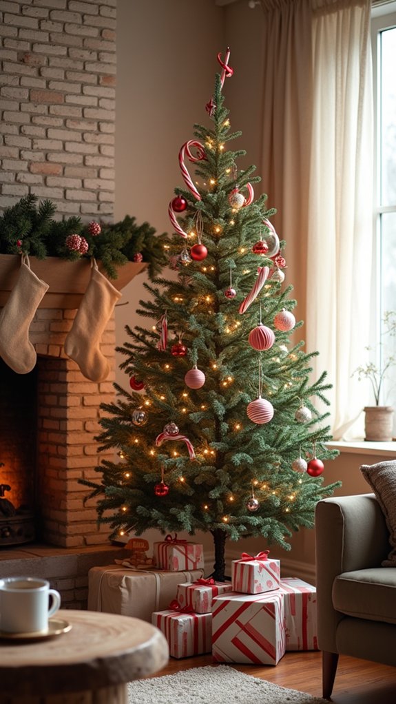 joyful festive candy decorations