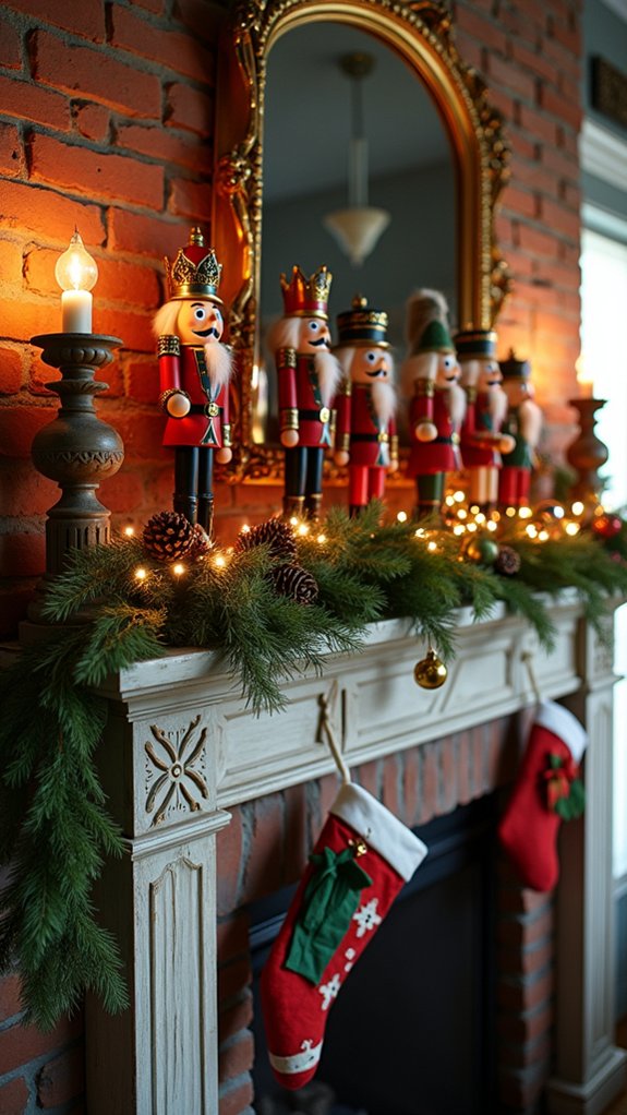 joyful festive nutcracker display