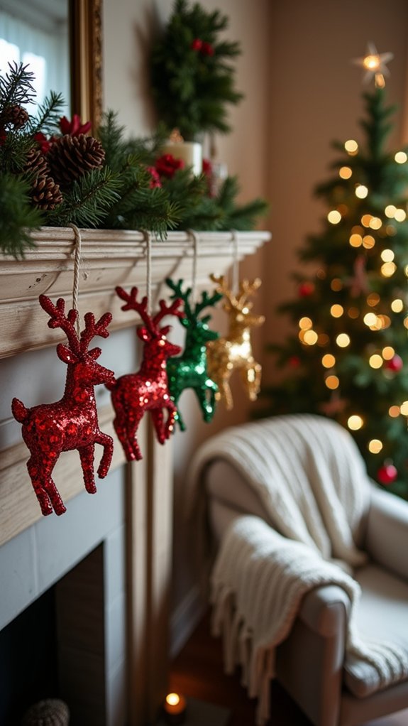 joyful sequined holiday decor